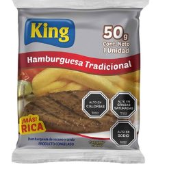 Hamburguesa tradicional superking 50grms