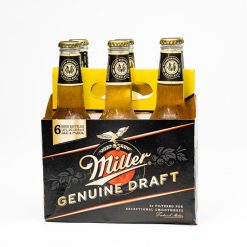 Pack 6 Cerveza Miller Genuine Draft Botellin 355 Cc